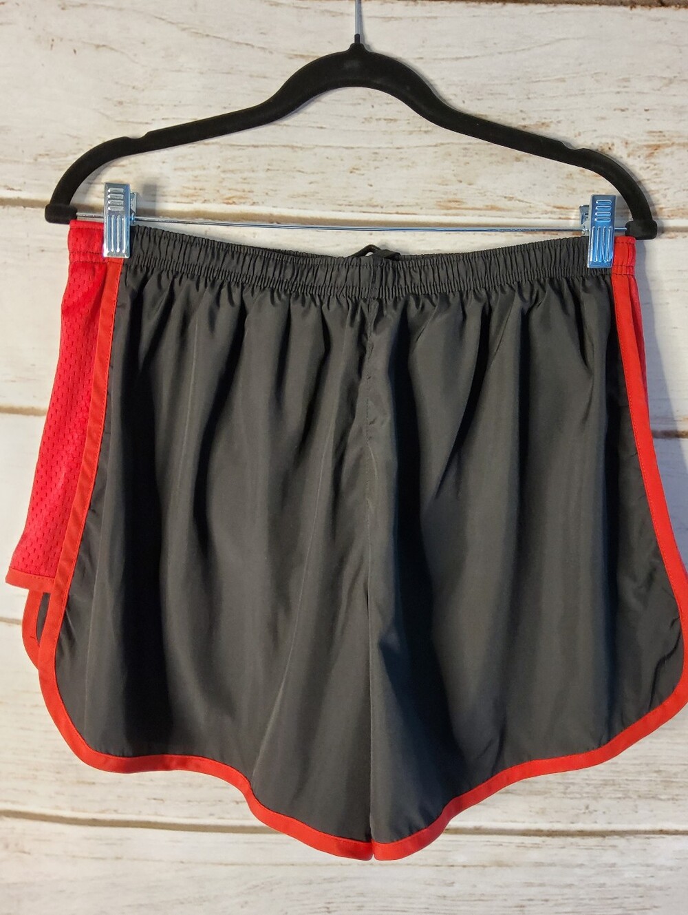 Vintage Black Shorts with White Lining and Black Drawstring - Picture 2 of 9